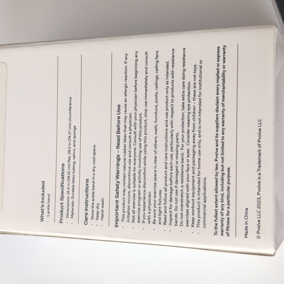 P.volve Pvolve Light Ankle Band New - Picture 4 of 4